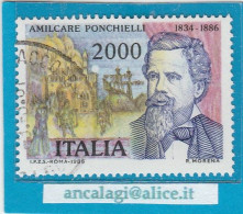 USATI ITALIA 1986 - Ref.0536B "AMILCARE PONCHIELLI" 1 Val. - - 1981-90: Oblitérés