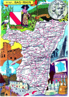 Carte Du Département Du BAS-RHIN - Landkarten