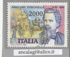 USATI ITALIA 1986 - Ref.0536C "AMILCARE PONCHIELLI" 1 Val. - - 1981-90: Oblitérés