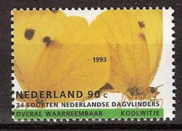 PAESI BASSI NETHERLANDS - 1993 - Pieris Brassicae - Stamp MNH - MyRef:GV - Unused Stamps