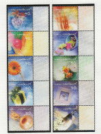 2001 MNH New Zealand Mi 1914-23 Postfris** - Neufs