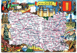 Carte Du Département De L'OISE - Landkarten