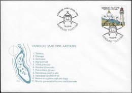 Estonie 1996 Y&T 283 Sur FDC. Phare De Vaindloo - Lighthouses