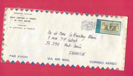 Lettre De 1992 Pour La France - YT N° 551 - Cinquantenaire De La Caisse Centrale De Coopération - Storia Postale