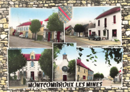Montcombroux Les Mines * Souvenir Du Village ! * Rue Principale , Quartier Neuf , école Garçons , Poste , église - Sonstige & Ohne Zuordnung