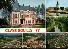 N°616 Z -cpsm Claye Souilly -la Mairie- Multivues- - Claye Souilly