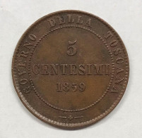 Italy ITALIA Vitt. Em. II° Re Eletto1859-1861  5 Cent. 1859 Gig.17 E.1011 - 1861-1878 : Víctor Emmanuel II