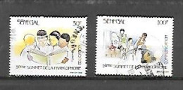 TIMBRE OBLITERE DU SENEGAL 1989 N° MICHEL 1019/20 - Senegal (1960-...)