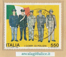 USATI ITALIA 1986 - Ref.0541 "CORPI DI POLIZIA EUROPEI" 1 Val. - - 1981-90: Oblitérés