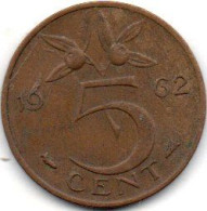 5 Cents 1962 - 1948-1980: Juliana