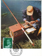 Tarjeta Commemorativa De Campeonato De Pesca De 1979 - Covers & Documents