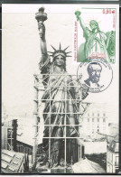 LIB L 2 - FRANCE Carte Maximum Statue De La Liberté De Bartholdi Yvert N° 3639 - 2000-2009
