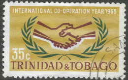 Trinidad & Tobago. 1965 International Co-operation Year. 35c Used. SG 311. M4038 - Trinidad Y Tobago (1962-...)