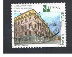 ITALIA REPUBBLICA  -  2004    UNIVERSITA'  LUMSA, ROMA    - USATO ° - RIF. 30283 - 2001-10: Used