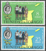 Trinidad & Tobago. 1961 Second Caribbean Scout Jamboree. MH Complete Set. SG 298-299. M4039 - Trinidad & Tobago (...-1961)