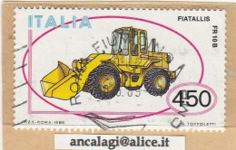 USATI ITALIA 1986 - Ref.0545D "COSTRUZIONI AUTOMOBILISTICHE ITALIANE" 1 Val. - - 1981-90: Gebraucht