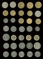 France. Lot Of 35 Used Coins.All Different (or Different Dates) [de105] - Kilowaar - Munten