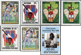 728891 HINGED GUYANA 1985 CRICKET - Guiana (1966-...)