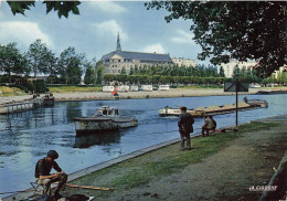 Nantes * Batellerie * Halage Remorqueur Péniche " CHRISTOPHE " * Barge Chaland Péniches * Canal St Félix - Nantes