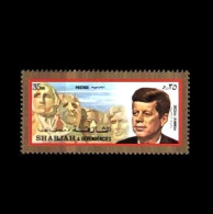 Sharjah: 'John F. Kennedy – Mount Rushmore National Memorial – US Presidents, 1972', Mi 898A ** - Kennedy (John F.)