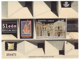 2013-ED. 4815 H.B. -EXFILNA 13 BASÍLICA DE S. ISIDORO DE LEON-USADO - Used Stamps