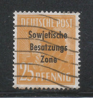 Allierte Besetzung (Sowjetische Zone) 191 AF IX Bitte Siehe Foto - Afgestempeld