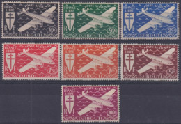 F-EX49213 DJIBOUTI MH FRANCE COLONIES 1943 AIRMAIL AVION AIRPLANE.  - Otros & Sin Clasificación