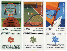 728898 HINGED ISRAEL 1985 12 JUEGOS DEPORTIVOS MACABEOS - Unused Stamps (without Tabs)