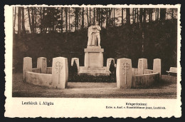 AK Leutkirch /Allgäu, Das Kriegerdenkmal  - Leutkirch I. Allg.