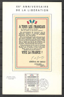 1◙  France - Général De Gaulle - Affiche De L'appel Du 18 Juin 1940 - 1964 - Format 24,5x16 Cms (TTB). - Autres & Non Classés