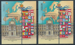 1986. 1985. European Conference On Security And Cooperation (X.) - Vienna - Block - Misprint - Variétés Et Curiosités