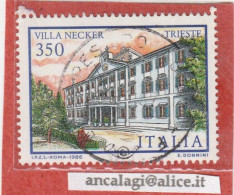 USATI ITALIA 1986 - Ref.0548B "VILLE ITALIANE" 1 Val. - - 1981-90: Usati