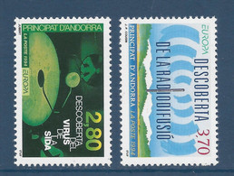 Andorre Français - YT N° 444 Et 445 ** - Neuf Sans Charnière - 1994 - Neufs