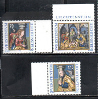 LIECHTENSTEIN 1998 CHRISTMAS NATALE NOEL WEIHNACHTEN NAVIDAD COMPLETE SET SERIE COMPLETA MNH - Unused Stamps