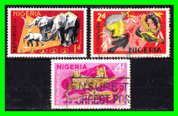 NIGERIA  REPUBLICA ( AFRICA )  SELLOS TEMATICA FAUNA - Mauretanien (1960-...)