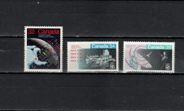 Canada 1985/1986 Space, Canadian Astronaut, Expo 86, 3 Stamps MNH - America Del Nord