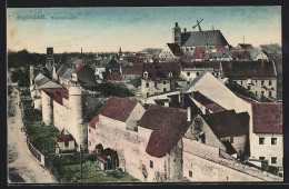 AK Ingolstadt, Stadtansicht Mit Stadtmauern  - Ingolstadt