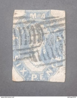 TASMANIA 1864 QUEEM VICTORIA CAT GIBBONS N 56 WMK 6 RARE - Used Stamps