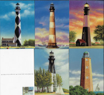 États-Unis USA 2003 Y&T 3479 à 3483. 5 Entiers Postaux à 23 Cents. Phares Du Sud-Ouest - Lighthouses