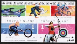 2012 Finland Miniature Sheet Disabled Sports MNH **. - Blokken & Velletjes