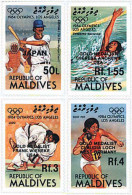 728907 HINGED MALDIVAS 1985 23 JUEGOS OLIMPICOS VERANO LOS ANGELES 1984 - Maldives (1965-...)