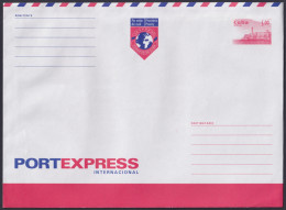 2004-EP-143CUBA 2004 LG2184 5$ LONG COVER NOT ISSUE EXPRESS POSTAL STATIONERY.  - Covers & Documents