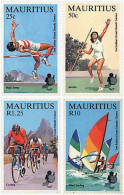 728908 HINGED MAURICIO 1985 2 JUEGOS DEPORTIVOS DE LAS ISLAS DEL OCEANO INDICO - Maurice (1968-...)