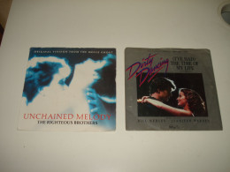 B14/ Lot De 2 SP  - Musique De Film - Ghost + Dirty Dancing - Etat Voir Annonce - Música De Peliculas