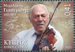 Cyprus 2023. Michalakis Yiassemides, Musician (MNH OG) Stamp - Nuevos