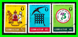 GIBRALTAR ( EUROPA )  SELLOS TEMATICA SERIE ANIVERSARIOS  …. - Gibraltar