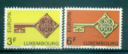 Luxembourg 1968 - Y & T N. 724/25 - Europa (Michel N. 771/72) - Unused Stamps