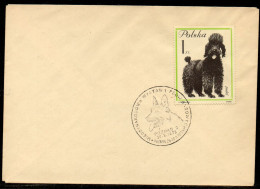 POLAND 1975 INTERNATIONAL PEDIGREE DOG SHOW IN POZNAN SPECIAL CANCEL GERMAN SHEPHERD ON COVER DOGS - Honden