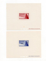 !!! ALGERIE + FRANCE, EPREUVES DE LUXE BIR-HAKEIM N°925 ET 299 - Unused Stamps