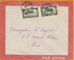 1929 - Maroc Précurseur Avion - Enveloppe De Rabat Vers Paris, France - Compagnie Générale Aéropostale - Airmail